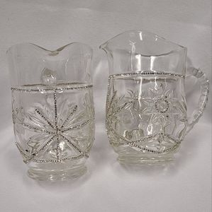 Two Crystal Pitchers